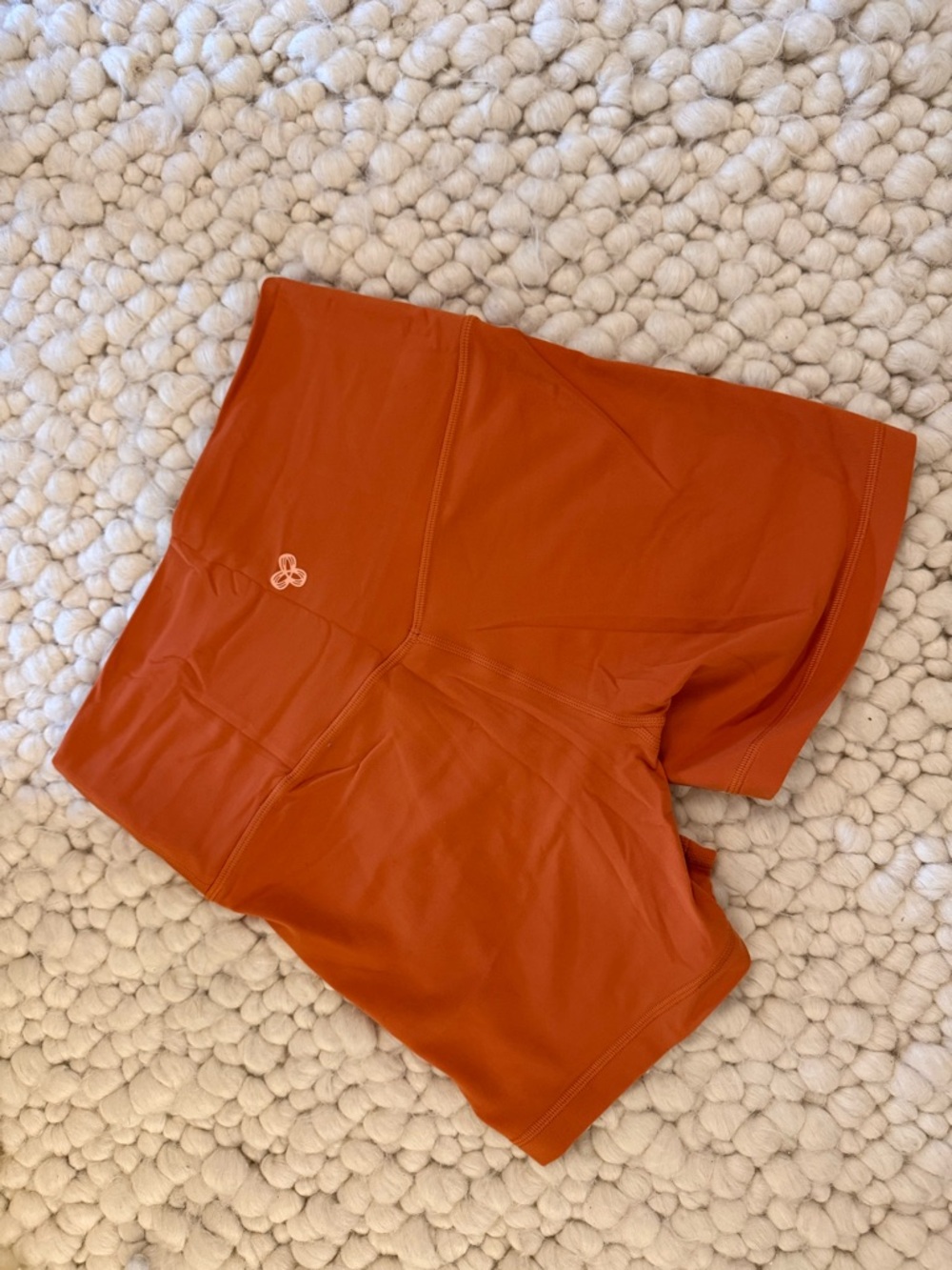 TNA Orange Athletic Bike Shorts